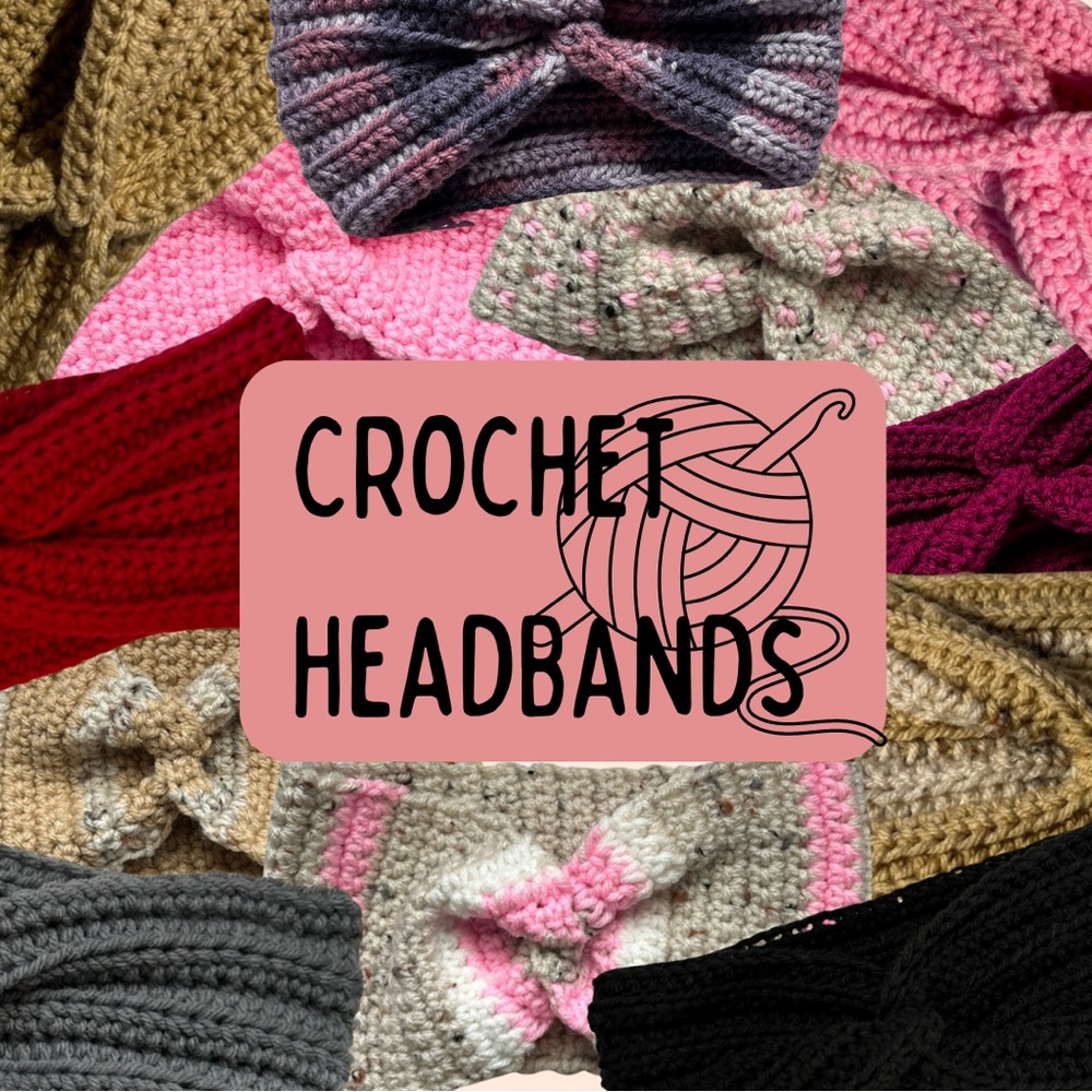 Pick Color & Style Crochet Head Bands